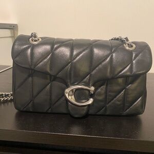 Coach- Black Quilted Tabby 26